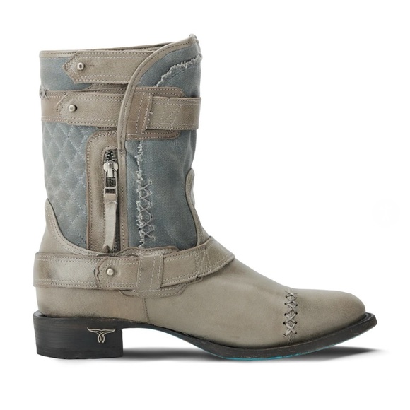 Lane Dustoff Boots Size 7.5 M Gray Blue - Picture 2 of 11